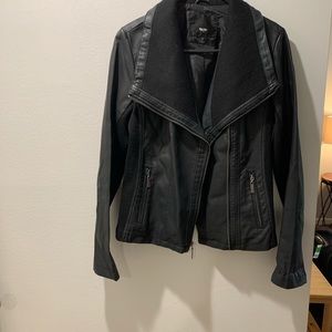 Faux leather jacket